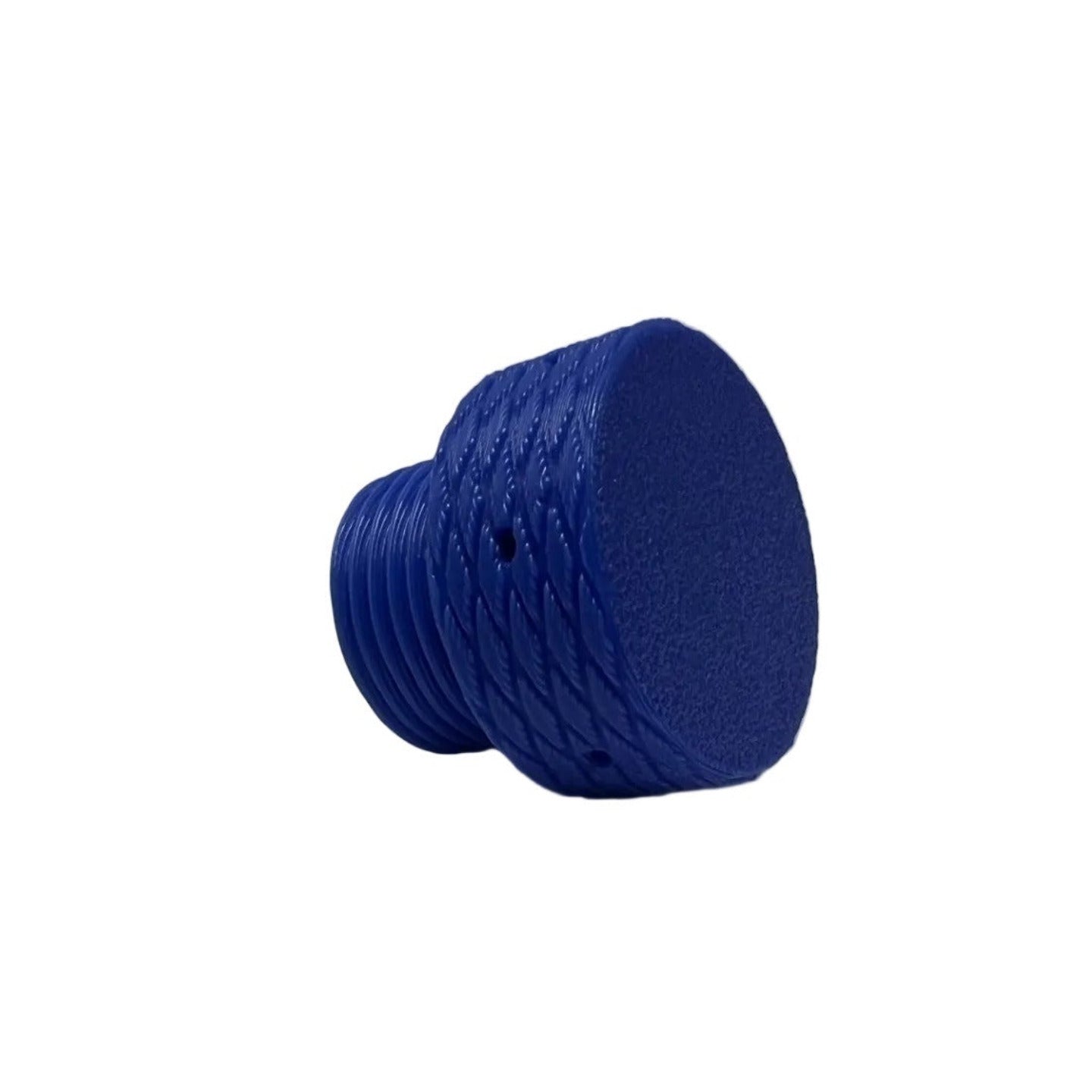 Blue DIN dust cap for SCUBA tank