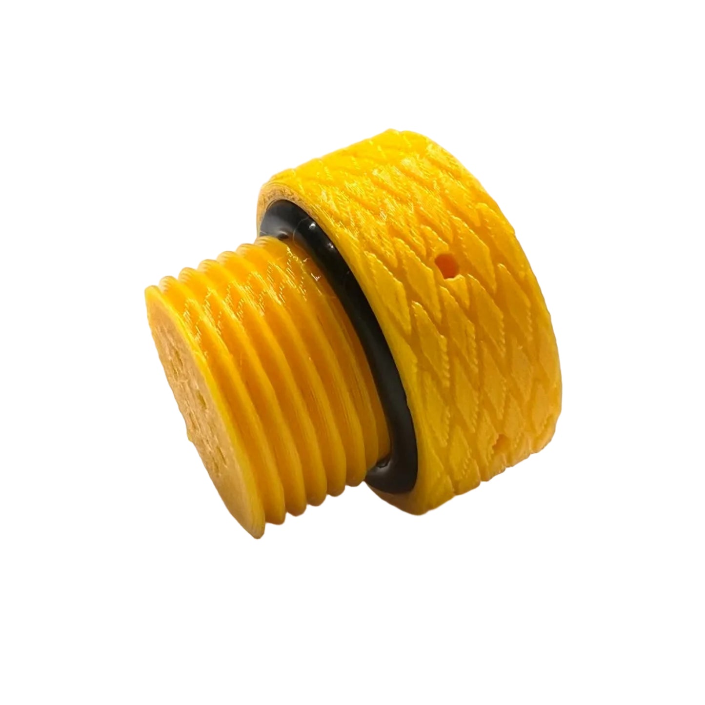 Yellow Scuba DIN Cap